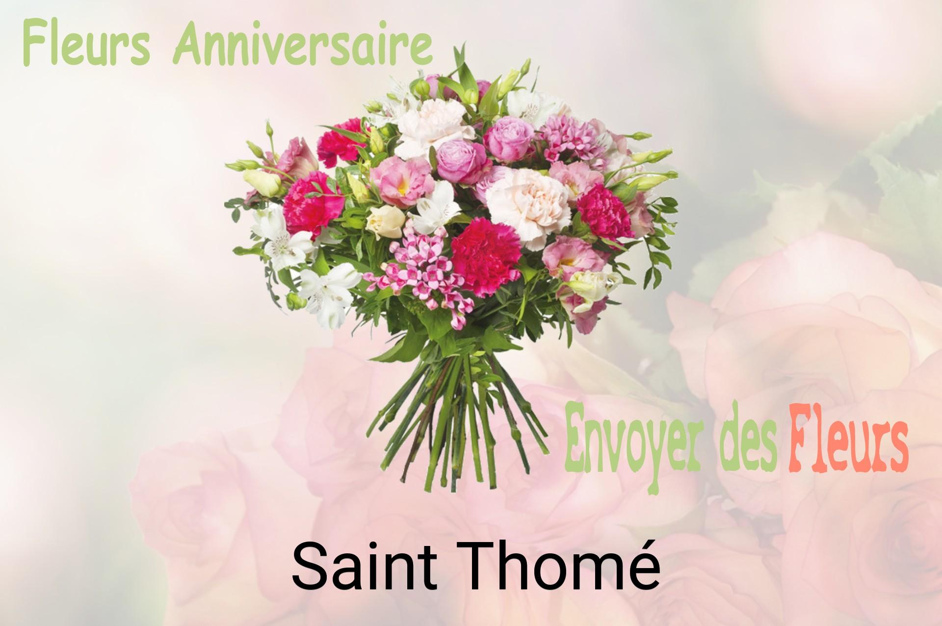 Bouquet de fleurs d’anniversaire livré à Saint-Thomé